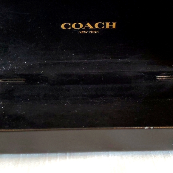 Coach Black Eyeglass Case - Picture 3 of 3